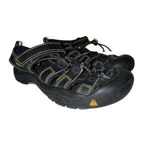 Keen Leather Sandals Shoes Unisex 3 Boys Girls Black Outdoors Camping Hiking